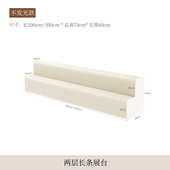 展示台展架落地展示橱窗多功能陈列摆台阶梯两层摆件商场展台柜可