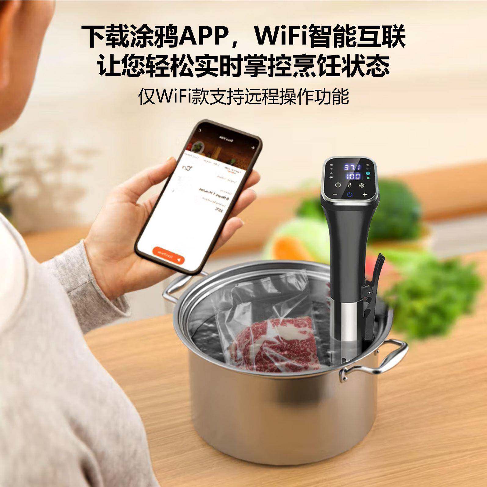 实力厂家低温慢煮循环器1100W大功率家用烹饪机批量拿货享