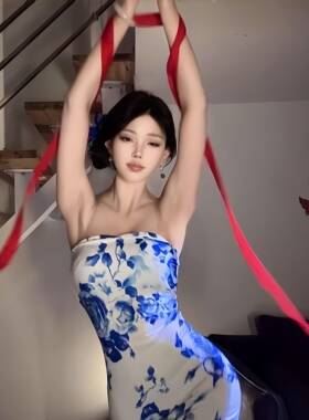 红色飘带丝带古风抹额绸带双吉摇惊鸿一面舞蹈魏无羡cos配饰道具