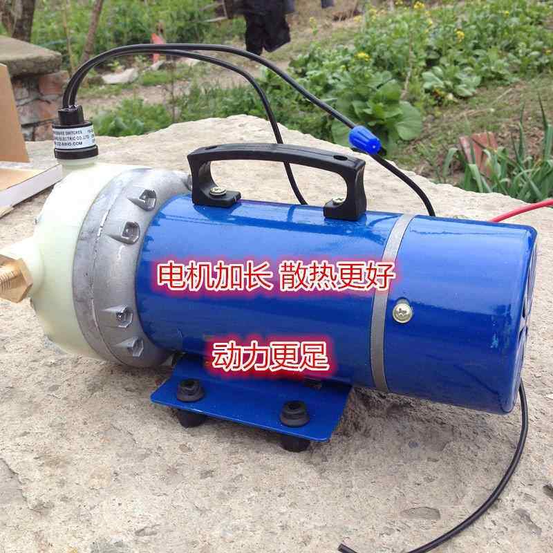 丰达12V24V48V60V农用电喷雾器5缸高压隔膜水泵打药机自吸抽水泵