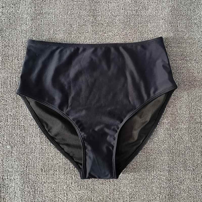 black swimsuit split size large trunks swimming all-match