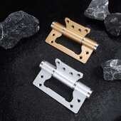 位隐形合页缓自冲液压合页闭门器弹簧动定铰链阻尼自动关门液压暗