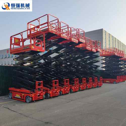 自行走剪叉升降机全自动升降平台12米可移动高空作业平台车