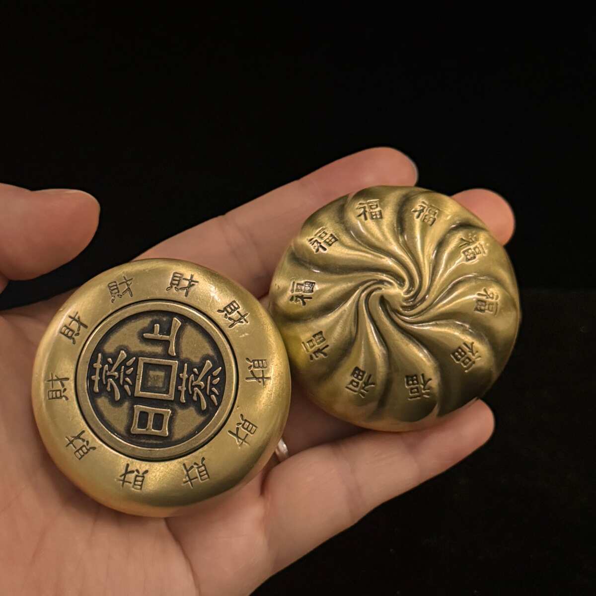 森舍福包财包转转书房办公室装饰包子摆件转转蒸蒸日上节日礼物