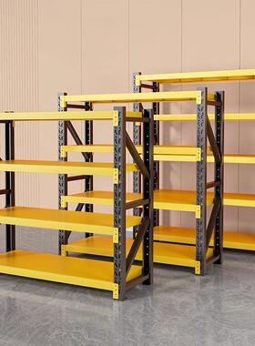 仓储货架钢多置层JYHJ-03物架制阳靠墙储物架仓库商台用快递站超
