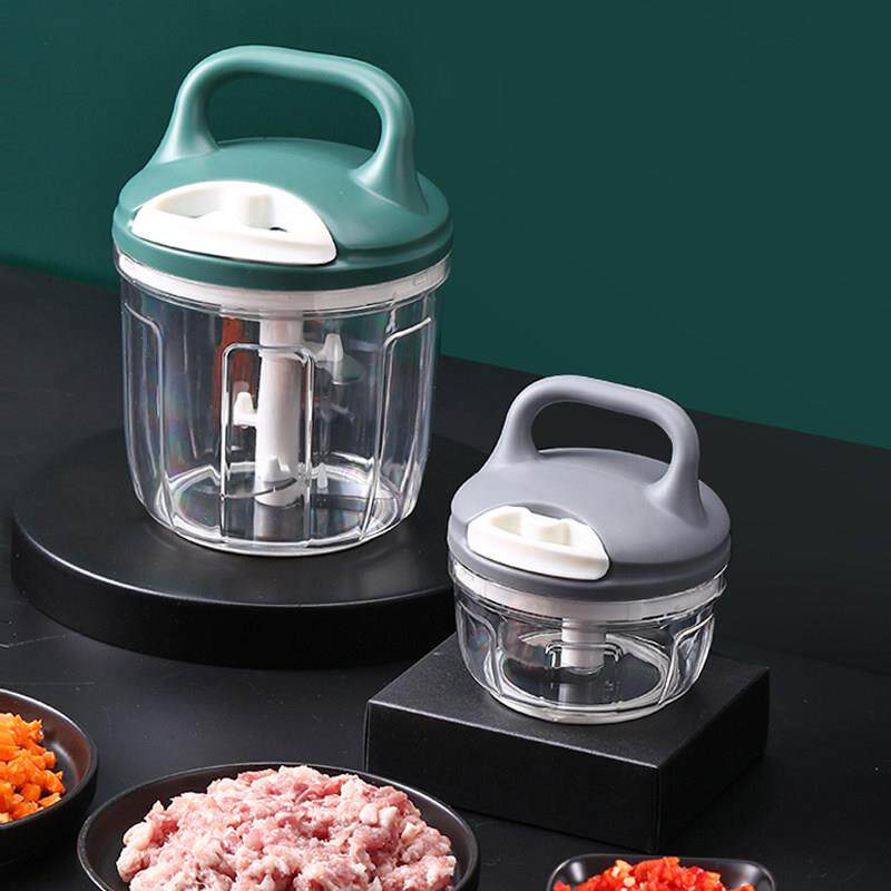 多功能蒜泥捣蒜蓉器迷你手拉式饺子馅搅碎机剁辣椒切绞拉蒜末神器