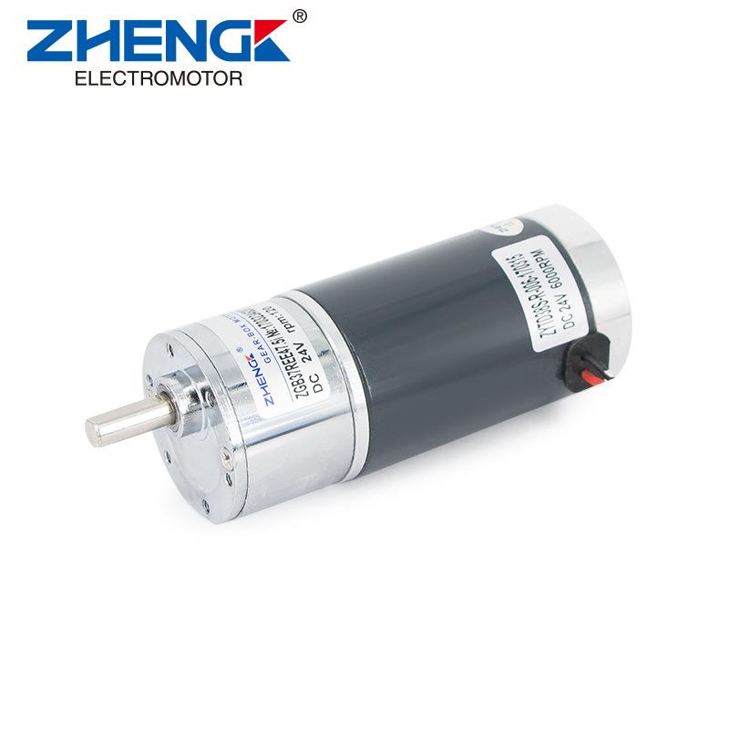 ZGB37REE 12V24V 37mm直流减速电机马达大扭矩可正反转调速低噪音