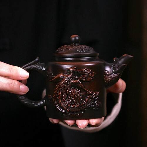 紫陶壶容茶量家用中式泡茶壶紫砂壶好威车#709大实惠泡茶用喝必茶