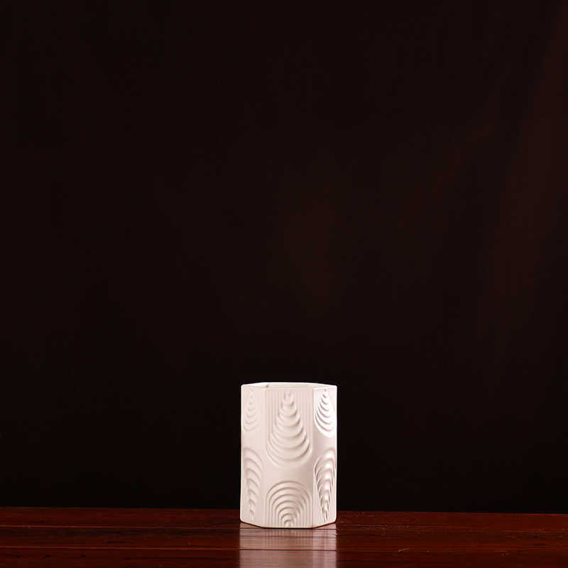 ins 简约风六方树纹镶器花插摆件现代轻奢陶瓷花瓶酒店摆件批发,家居饰品,花瓶,淘宝优惠券,粉丝福利购,淘宝优惠卷