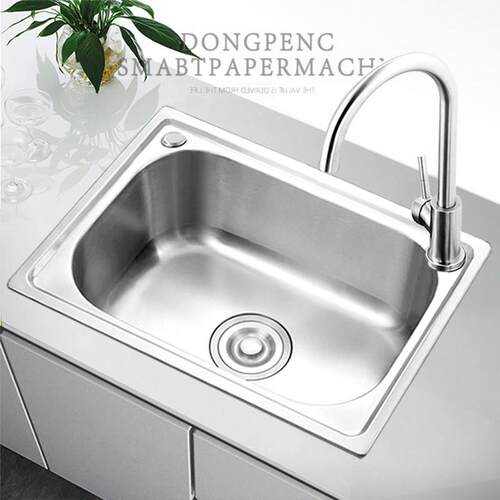 洗菜盆单水槽304不锈钢水槽厨房加厚洗碗池水池家用阳台大小洗手