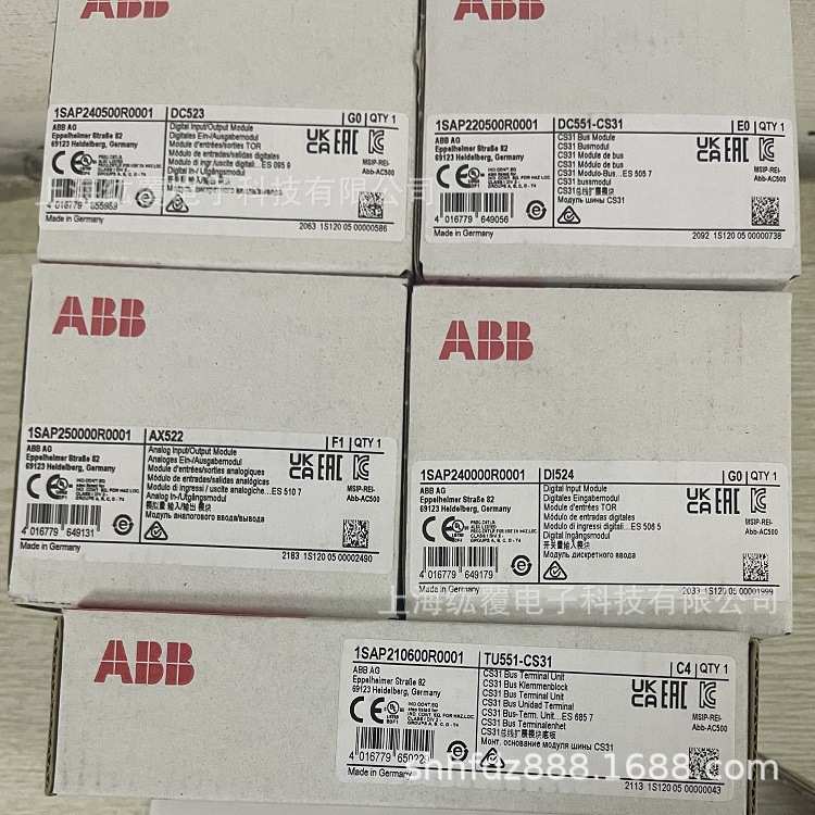 DC523 1SAP240500R0001  ABB PLC输入输出模块