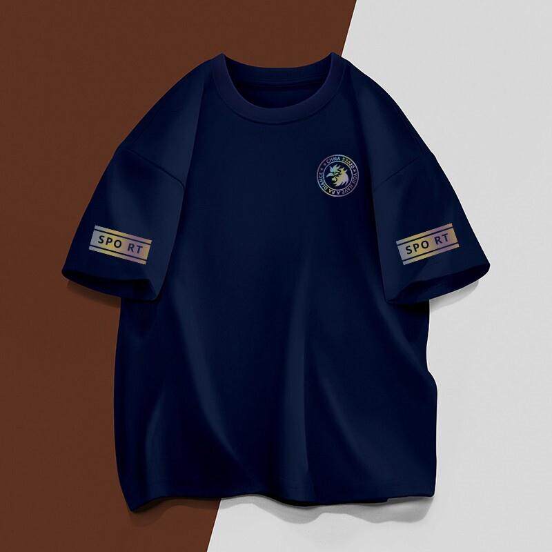 Marolio~高端无障碍奢侈品！短袖t恤男士公鸡印花薄时尚品牌圆领