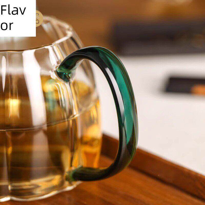 【航旗官方商店】和旗清茶海博会杯耐热玻璃男杯纯手工茶具茶分配