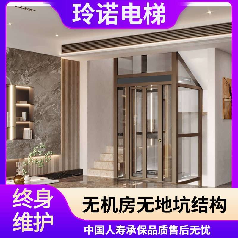 家用别墅电梯二三四五层别墅小型简易室内自建房液压曳引升降电梯