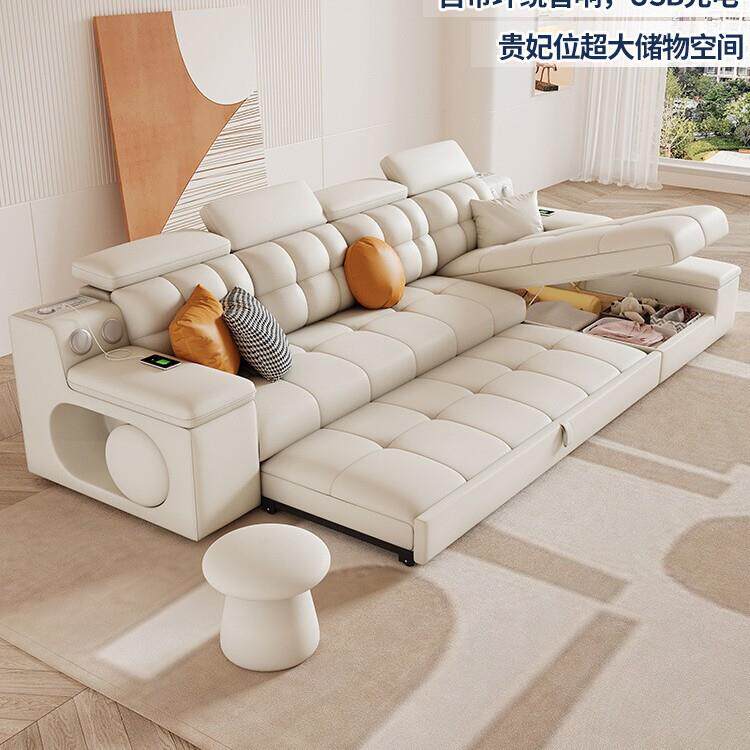 2026新款奶油风沙发床折叠两用小户型客厅多功能床沙发一体网红款