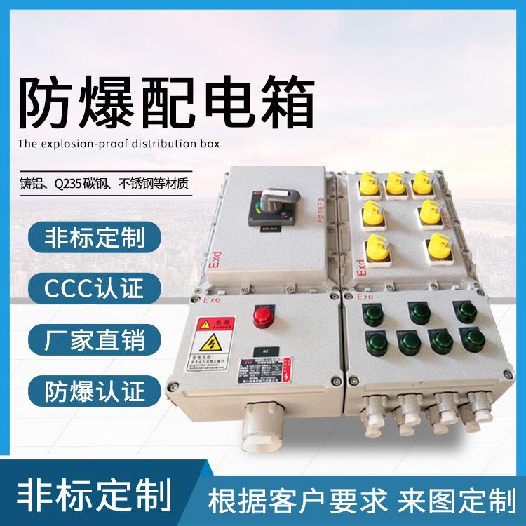 防爆配电箱控制柜照明移动式检修电源插座箱不锈钢接线空箱开关箱