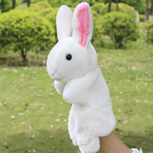 动物手套手玩偶手指玩偶卡通毛绒娃娃 幼儿园十二生肖手偶玩具