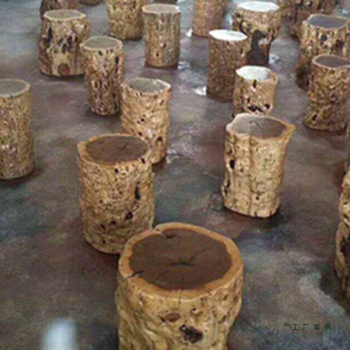 枣木墩子木树根桩实树原墩雕茶几凳子茶凳圆凳花木架艺术奇石152