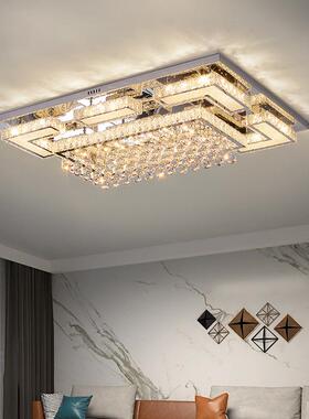 新款轻奢风水晶客厅灯灯主现代约简餐厅卧室l酒edASD-TL11吸顶灯
