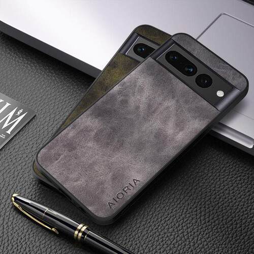 适用于谷歌Google Pixel 7 Pro 7A  Pixel 8 时尚细腻皮纹手机壳