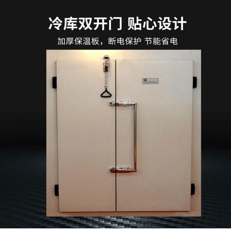 冰立方冷库门全套设备冷库不锈钢保温半埋门双开平移冷库门厂家