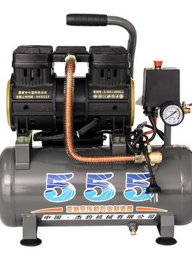 杰豹JBW1815D-2P空压机气泵工业级高压空气压缩机静音无油空压机