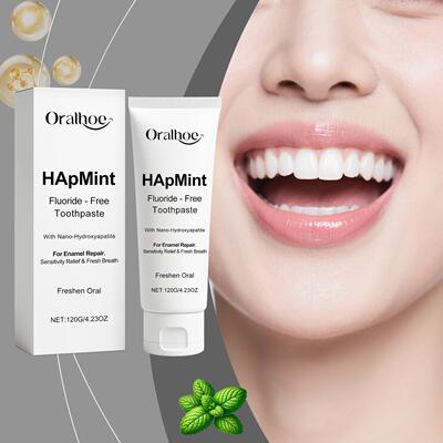 ORALHOE Fresh Mint Toothpaste - For Gum Protection, Cleaning
