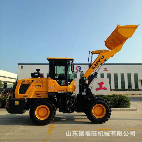 农用养殖场抓草装载机四驱建筑工地铲车园林树枝废纸箱抓草机