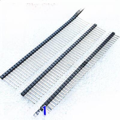 单排引脚1*40P间距2.54mm直脚单排11Mm/17/19/21Mm（10枚）