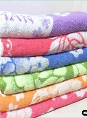 上海老牌枕巾实拍纯棉老式枕巾妈妈加厚毛圈枕头毛巾一条装