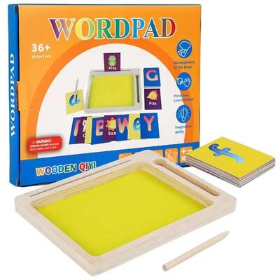 Sand Tracing Tray Sand Writing Alphabet Sensory Toy Montesso