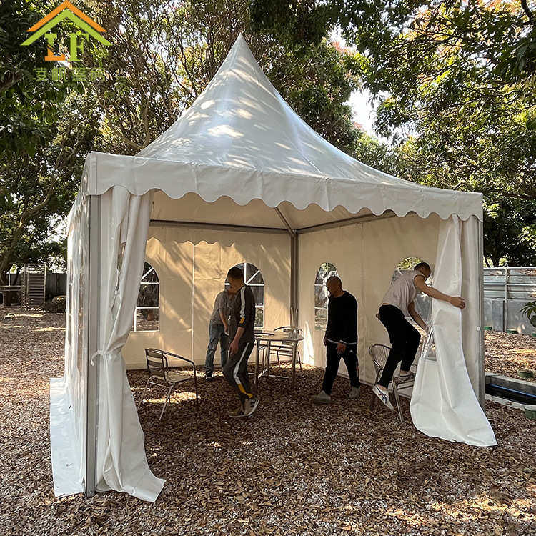 广州篷房厂家热销户外活动Pagoda tent 铝合金尖顶帐篷 宝塔帐篷