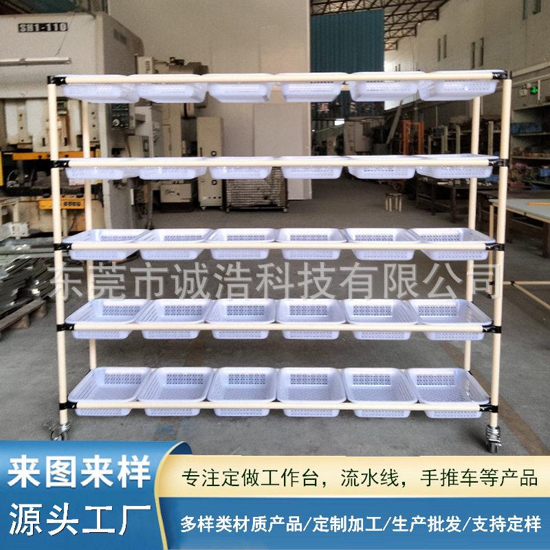 电商分拣车快递拣货车打包分拣线框架仓库物流配货周转车