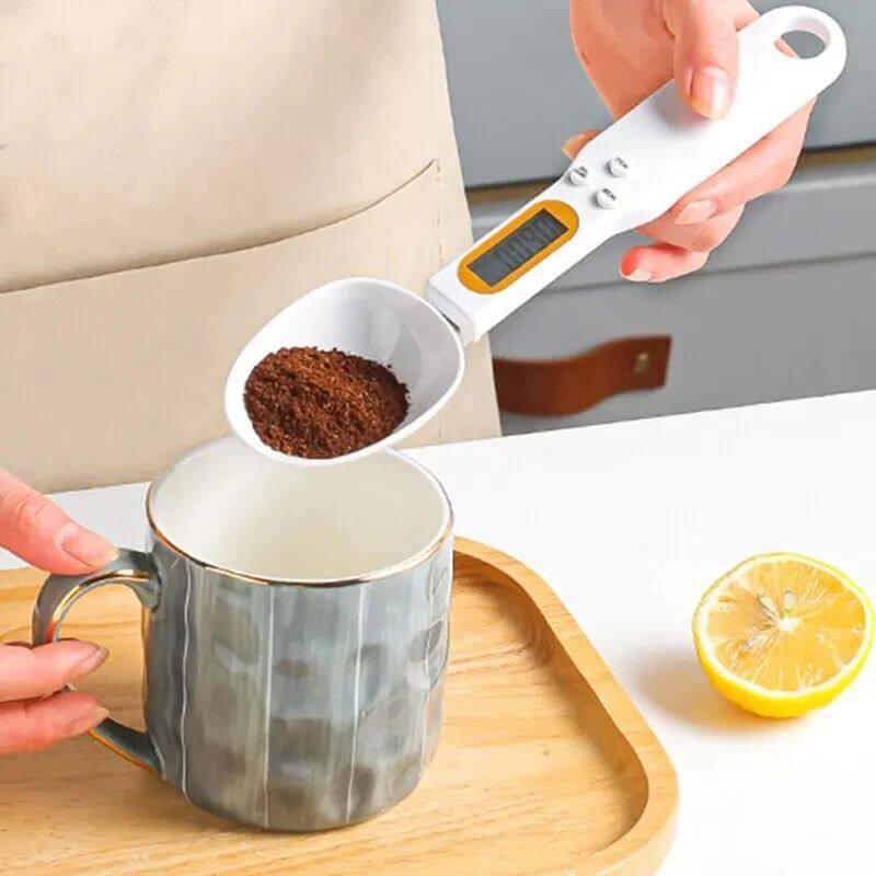500g Electronic Kitchen Scale Coffee Scoop Digital Measureme - 实物图