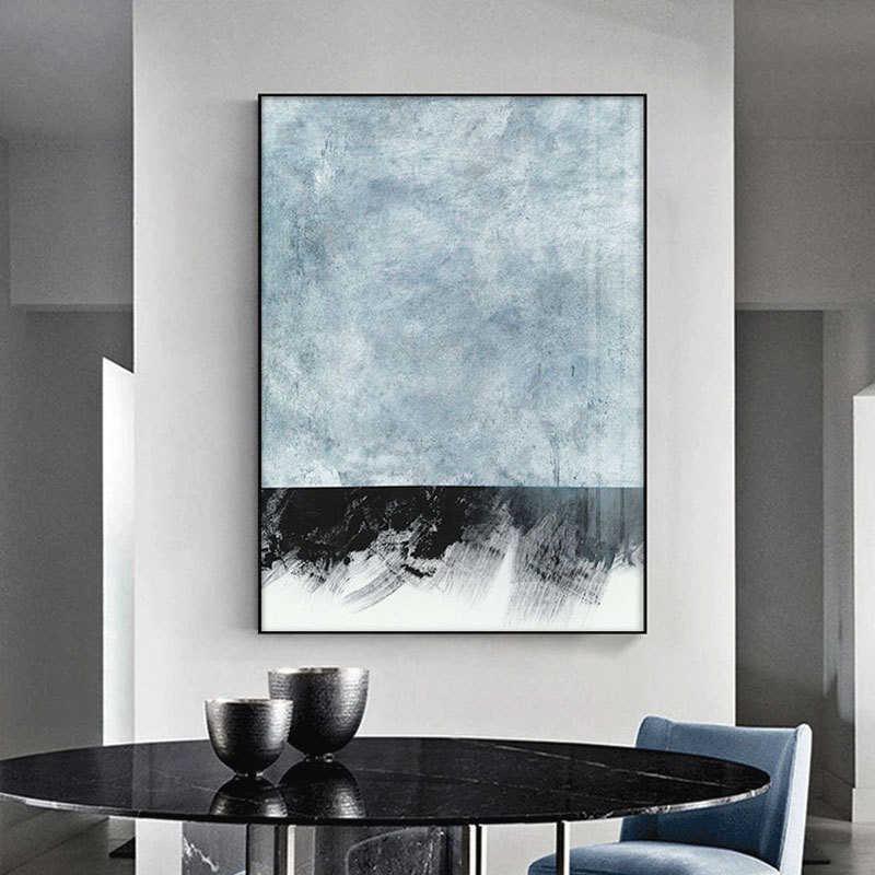 现代简约客厅挂画沙发背景墙装饰画卧室北欧玄关纯色文艺餐厅壁画图片