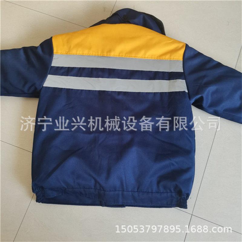 带反光标志棉服 户外防寒保暖棉袄 铁路工人防寒棉衣