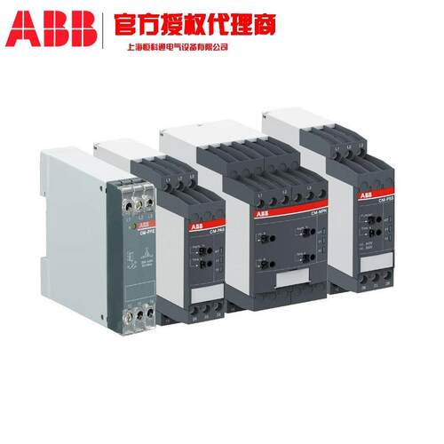 ABB 时间继电器 CT-AHE, 1 c/o, 0.1-10s, 220-240VAC