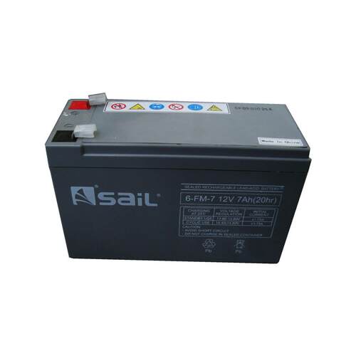 风帆蓄电池6-FM-7 12V7AH 开关控制 参数规格 参数供应