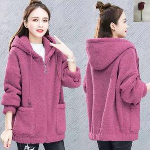 罩衣女新款冬季加绒加厚工作服棉外套小个子秋冬天大人短款2025穿