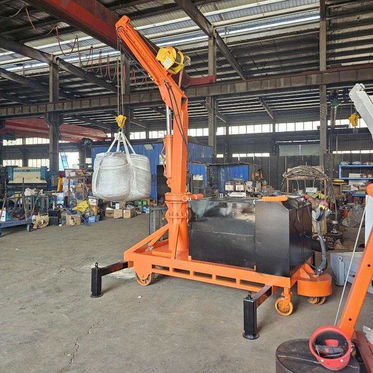 车间仓库起重吊机自动行走小起重机吊装液压小吊机移动式小吊车