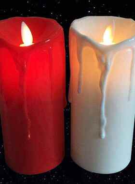 婚庆酒吧寺庙装饰仿真摇摆电子蜡烛滴蜡LED蜡烛发光蜡烛cnW6cgDE