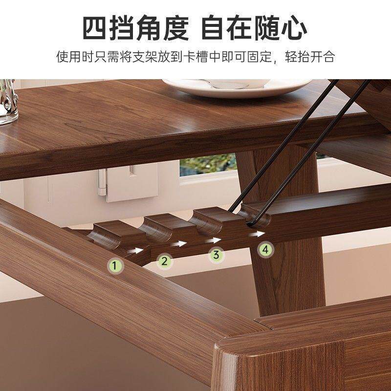 新品实木飘窗桌家用可折叠电脑桌阳台矮桌书桌日式榻榻米茶桌床上
