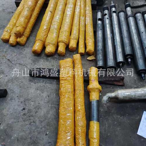 舟山产地厂家提供海江注塑机螺杆机筒合金材质法兰加长喷咀