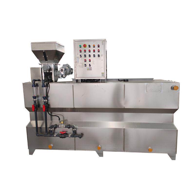 三厢加药装置pam三箱一体加药装置pac三腔干粉投加机污水加药设备