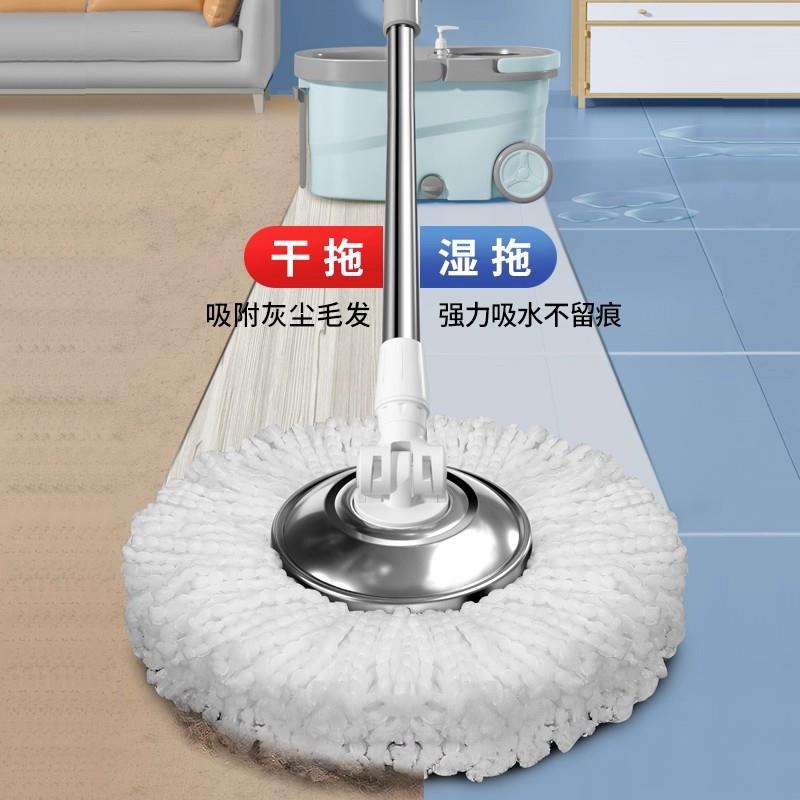 旋转拖把家用一拖净免手洗单桶360度吸水布懒人地拖自动甩干脱水