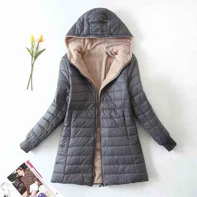 women mid-length coat slim casual wear windproof woolen