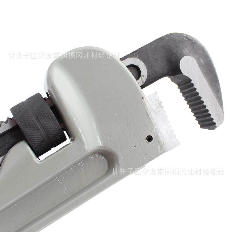 福冈工具活18831寸铝合金管钳重7004工业级管道扳手型速扳手快水