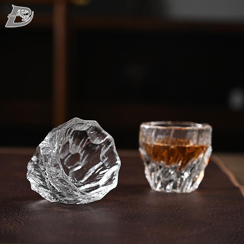 多艺水晶手工茶杯个人专用小茶盏碗主人杯品茗杯耐热琉璃杯