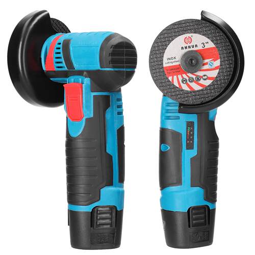 12V有刷充电式迷机你miin角磨锂电角磨裸机抛光机切割机角磨机光