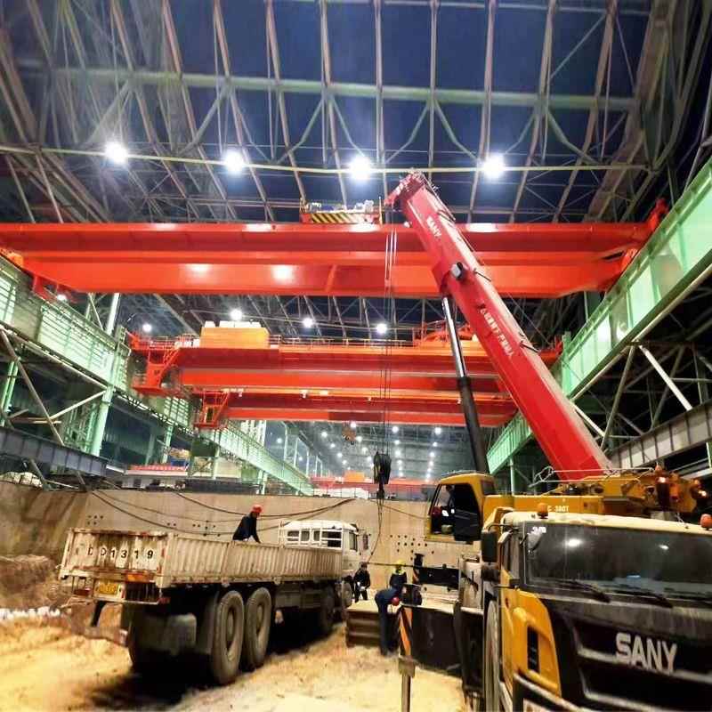 电动双梁起重机欧式双梁50吨0吨室内外用行吊天车双梁桥式起重机